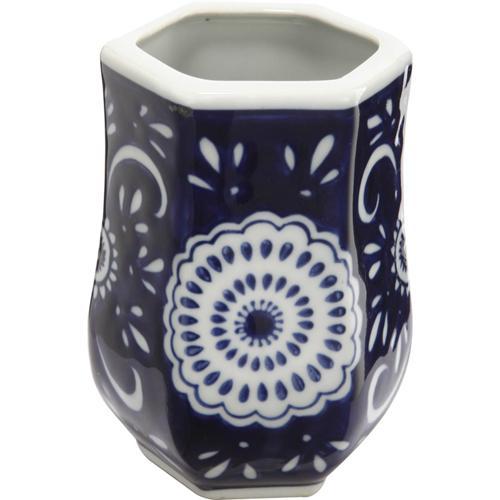 Blue Bathroom Accessory Set