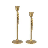 Gold Bow Candle Holders Set of 2