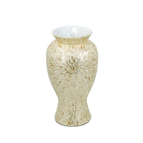 Capiz Vase - Gold - 280 X 280 X 500