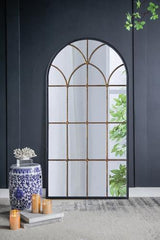 Antiqued Wall Mirror - 860 X 25 X 1665