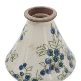 Blueberry Ceramic Vase Set of 3 - 110 X 110 X 125