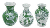 Porcelain Vase Set of 3 - 100 X 100 X 150