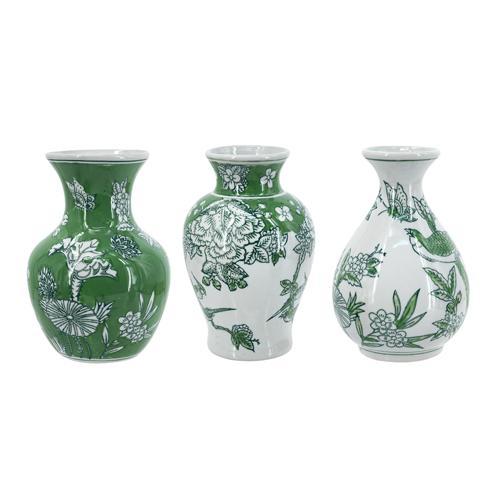 Porcelain Vase Set of 3 - 100 X 100 X 150