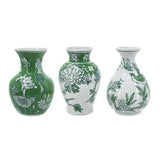 Porcelain Vase Set of 3 - 100 X 100 X 150