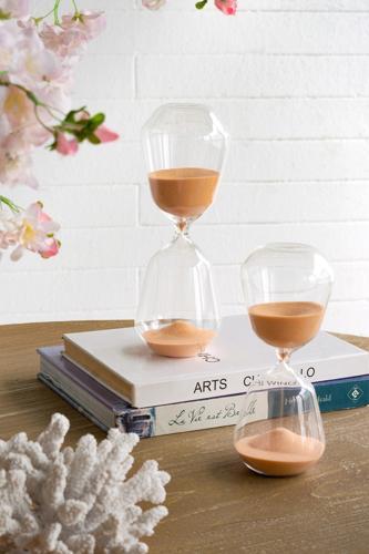 Hourglass with Terracotta Sand - Small