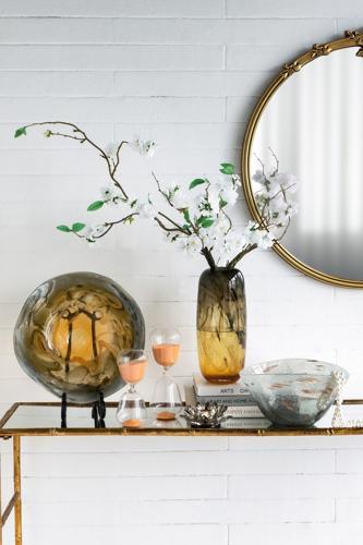 Hourglass with Terracotta Sand - Small