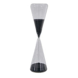 Triangular Hourglass with Black Sand