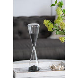 Triangular Hourglass with Black Sand