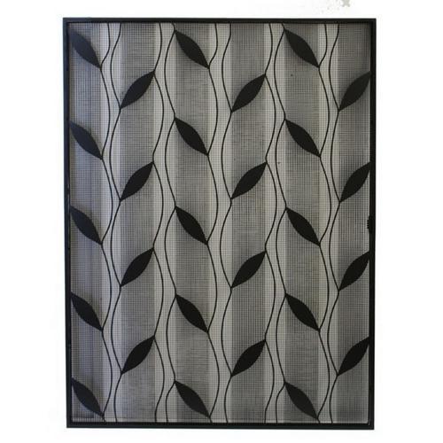 Black Metal Floral Wall Hanging - 850 X 1200 X 25