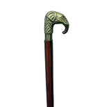 Elephant Walking Stick - Brass