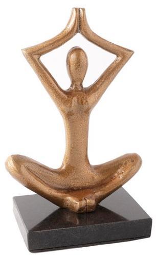 Aluminium Yoga Sculpture