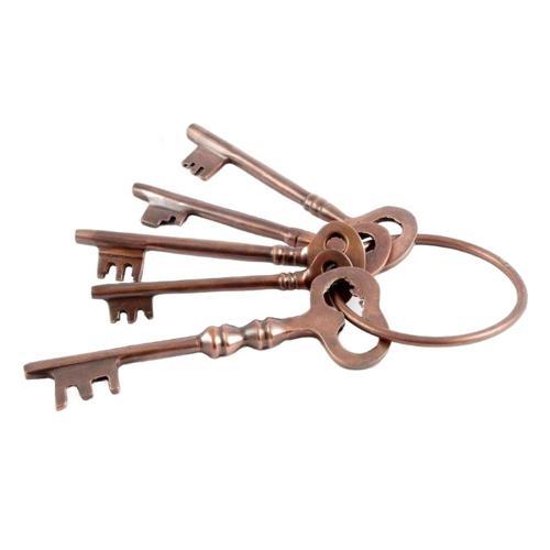 Aluminium / Copper Antique Set Keys