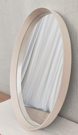 Cream Oval Mirror - 925 X 625 X 75
