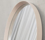 Cream Oval Mirror - 925 X 625 X 75