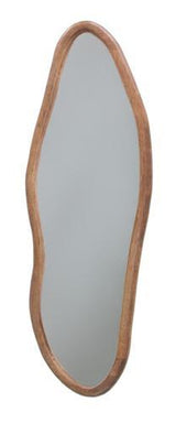 Squiggle Mirror - Walnut - 520 X 1500 X 30