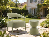 Outdoor Ice Bucket Side Table - Sage - 310 X 310 X 510