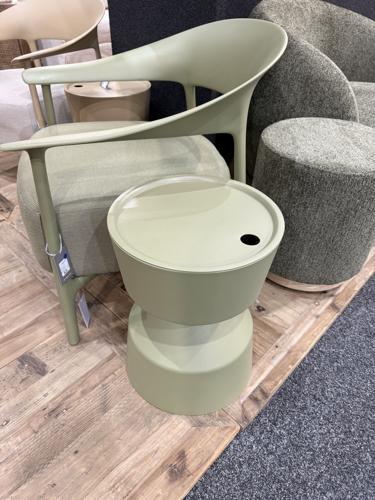 Outdoor Ice Bucket Side Table - Sage - 310 X 310 X 510