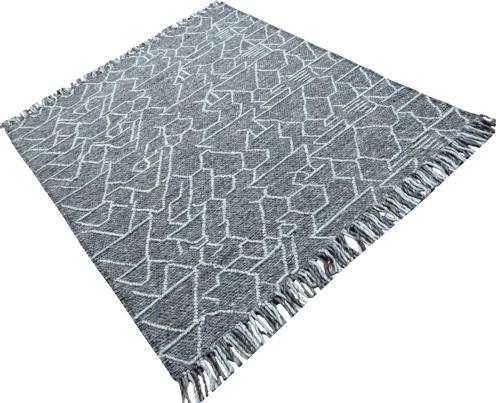 Labin Hand Woven Rug - Wool / Polyester - Wool / Polyester - Graphite