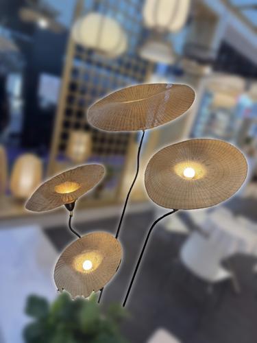 Bamboo Floor Lamp - 380 X 380 X 1000