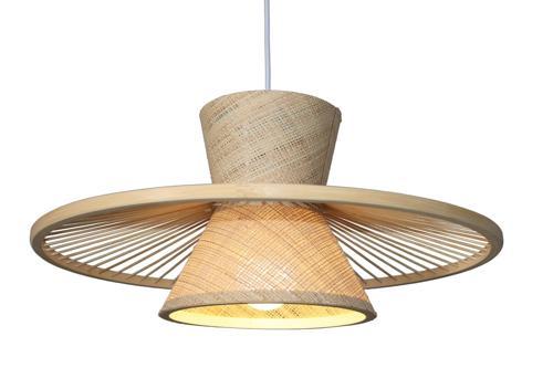 Bamboo Pendant - Natural - 460 X 220