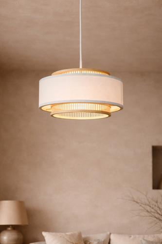 Bamboo Pendant - Natural - 360 X 220