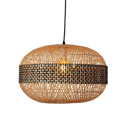 Bamboo Pendant - Natural / Black