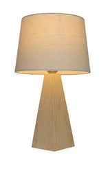 Bamboo & Linen Table Lamp - Natural - 300 X 510