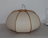 Bamboo & Linen Pendant - Natural