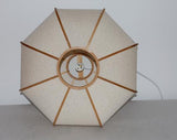 Bamboo & Linen Pendant - Natural