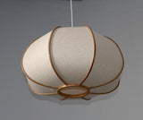 Bamboo & Linen Pendant - Natural