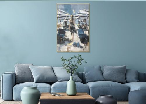 Framed Canvas Hand-Painted - 826 X 1226 - YR9033