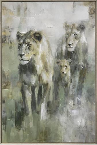 Framed Canvas Hand-Painted - 826 X 1226 - YR9037