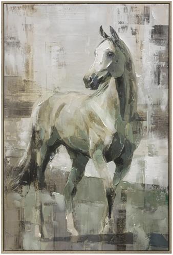 Framed Canvas Hand-Painted - 826 X 1226 - YR9038