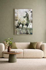 Framed Canvas Hand-Painted - 826 X 1226 - YR9038