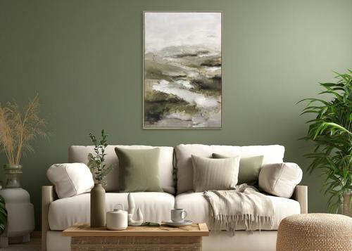 Framed Canvas Hand-Painted - 826 X 1226 - YR9039