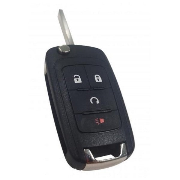 Sleek 4-button flip key for Holden VF, offering convenient locking and unlocking with professional key cutting required.