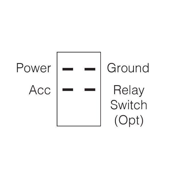 Off / On Rocker Switch With Green Led