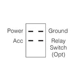 Off / On Rocker Switch With Green Led