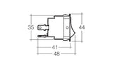 Illuminated Off / On Heavy Duty Rocker Switch (Red)