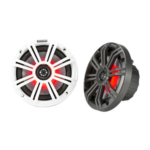 6.5in Coaxial Led Marine Speaker - 195w Pr