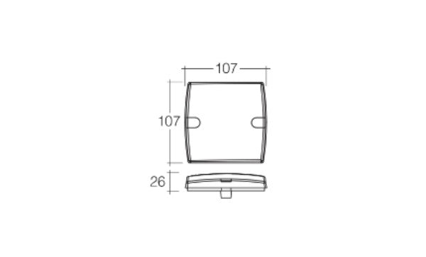 9-33 Volt Model 34 L.E.D Slimline Stop