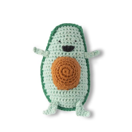 Weegoamigo Crochet Rattle - Anthony Avocado - Weegoamigo