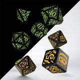 Q Workshop - Halloween Pumpkin 7 Dice Set