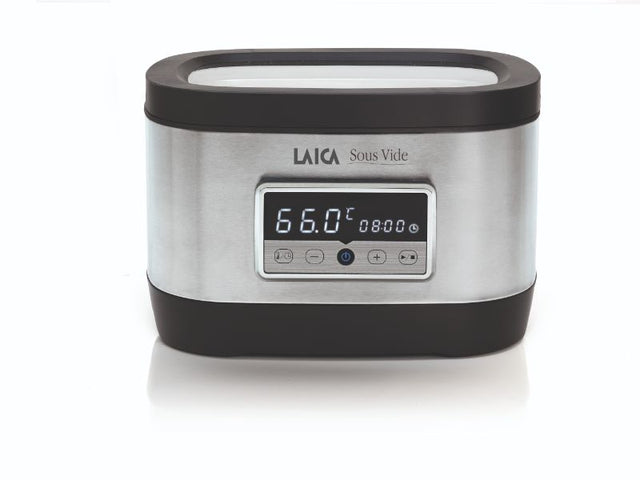 LAICA Sous Vide Water Oven for precise temperature cooking, transforming ingredients into gourmet meals with ease and flavor retention.