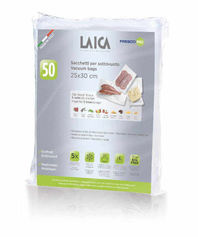 LAICA - Laica Vacuum Bags - PK X 50 (25X30CM)