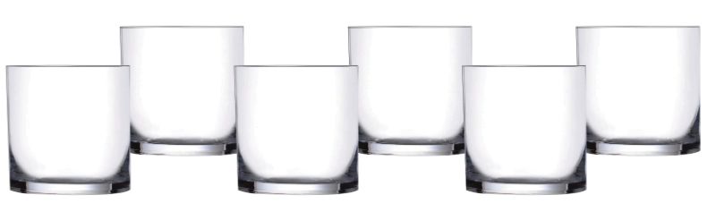 Elegant Bohemia Barline Old Fashioned set of 6 glasses, 410ml, perfect for whiskey and cocktails, blending style with functionality.