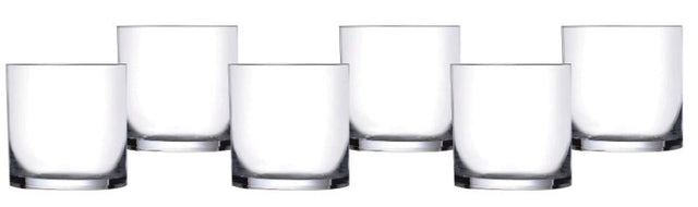 Elegant Bohemia Barline Old Fashioned set of 6 glasses, 410ml, perfect for whiskey and cocktails, blending style with functionality.