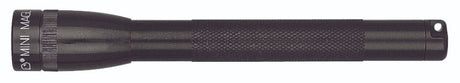 MAGLITE 2AAA Black flashlight in a presentation box, featuring durable aluminum and variable-focus beam for versatile lighting.