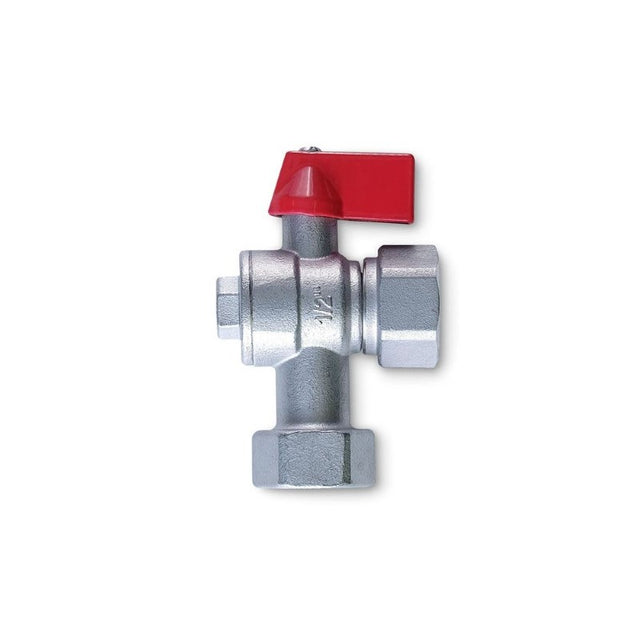 Grainfather G40 1/2" right angle ball valve, designed for optimal flow control in homebrewing systems.