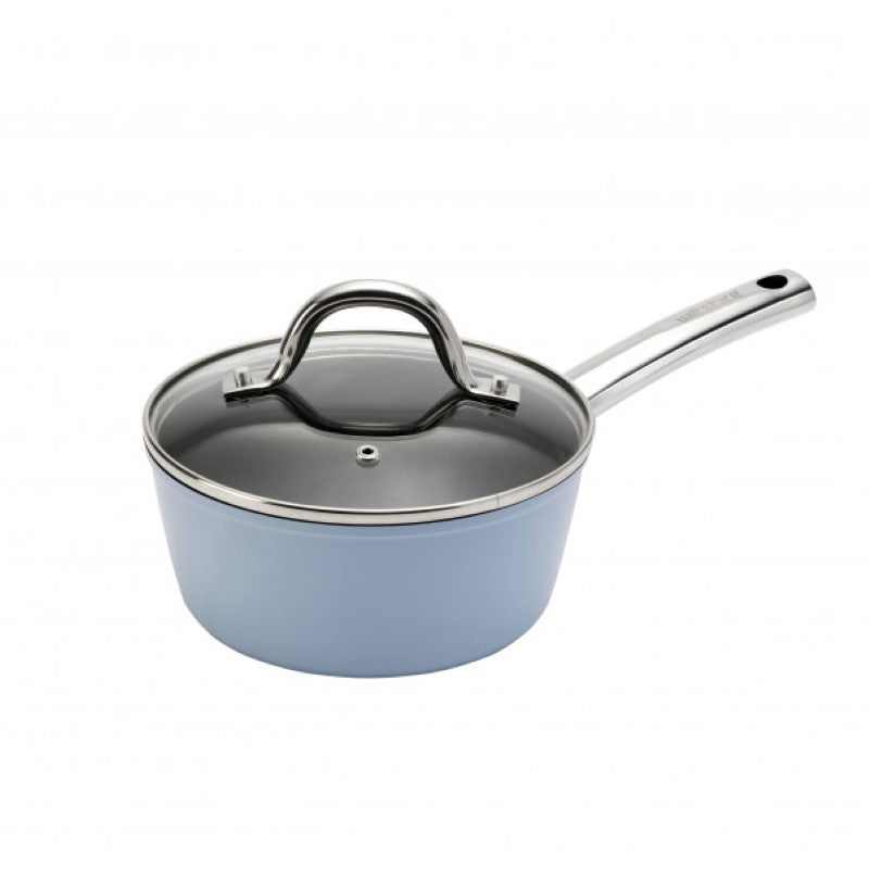 Wiltshire -  Easycook Blue Saucepan 18cm with glass lid